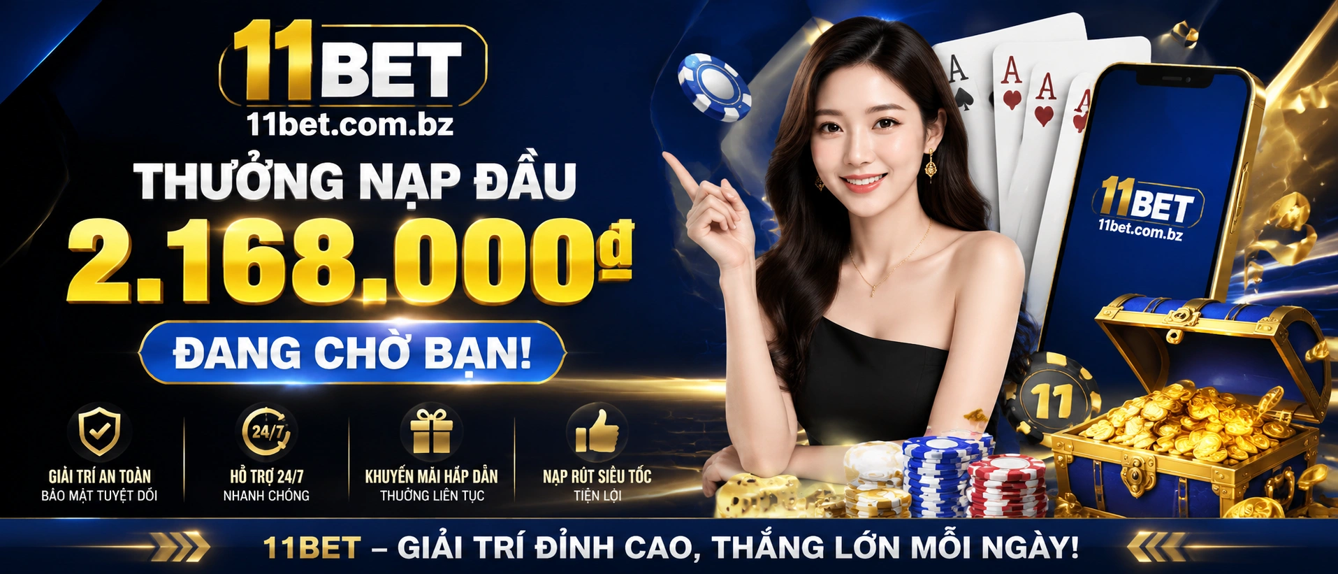 CEO 11bet.com.bz | Lãnh đạo uy tín, minh bạch banner