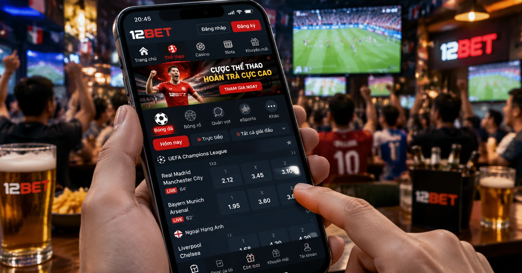 12bet 18: Nền Tảng Cá Cược Hàng Đầu Với Trải Nghiệm Đỉnh Cao - image 2